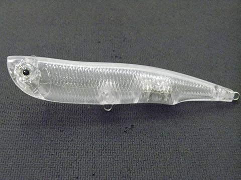 wLure 10 Blank Unpainted Popper Topwater Twitch Fishing Lures UPW622 - Image 1